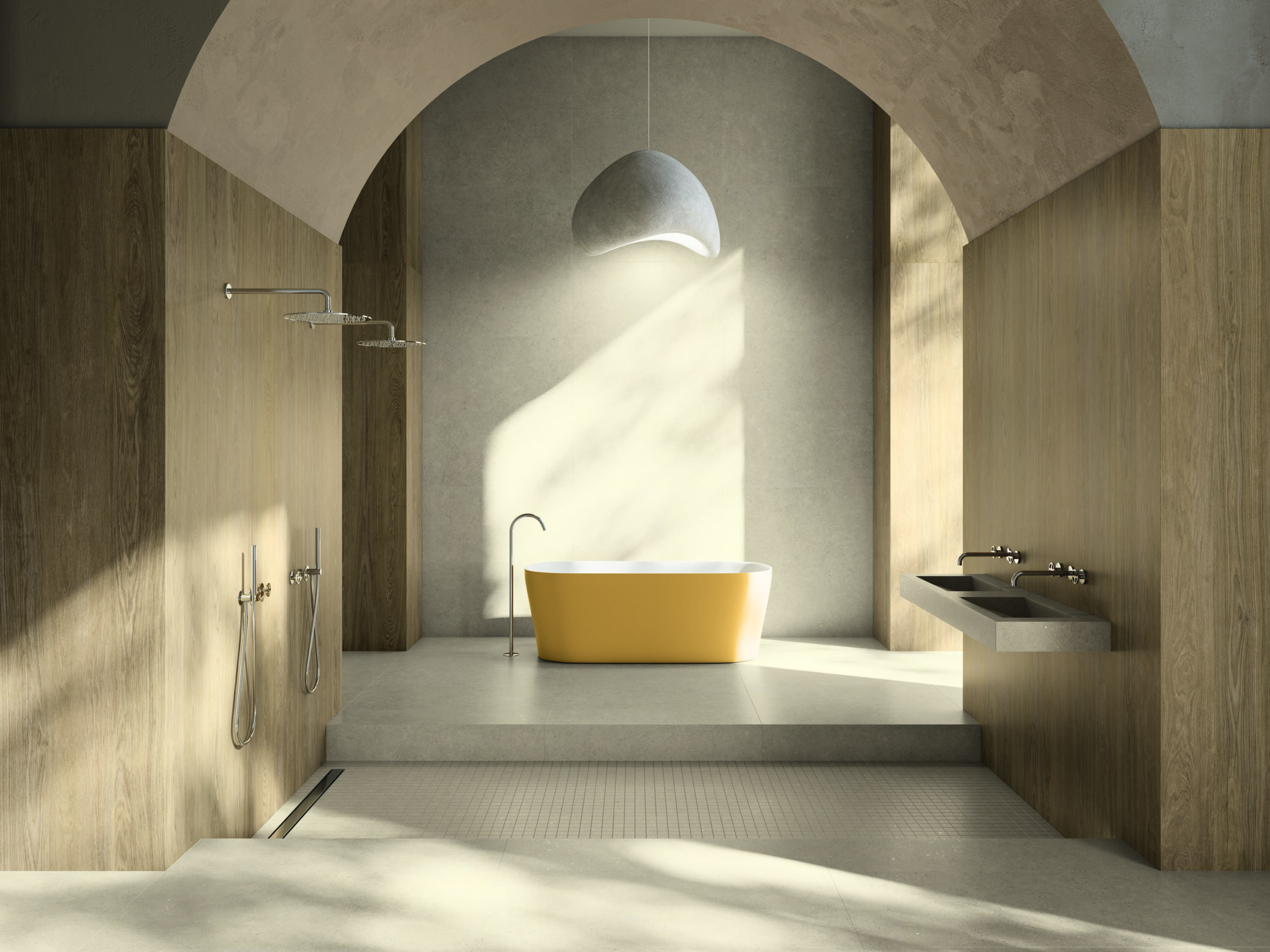 Коллекция KINKFOLK от XLINING с раковиной Ilbagno, представлена на Cersaie